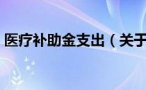 医疗补助金支出（关于医疗补助金支出简介）