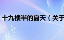 十九楼半的夏天（关于十九楼半的夏天简介）