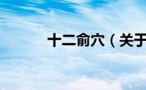 十二俞穴（关于十二俞穴简介）