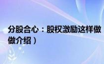 分股合心：股权激励这样做（关于分股合心：股权激励这样做介绍）