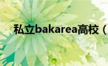 私立bakarea高校（私立bakarea高校）