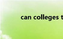 can colleges teach thinking
