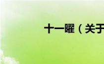 十一曜（关于十一曜简介）
