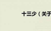 十三少（关于十三少简介）