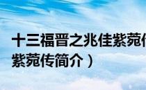 十三福晋之兆佳紫菀传（关于十三福晋之兆佳紫菀传简介）