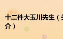 十二件大玉川先生（关于十二件大玉川先生简介）