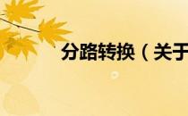分路转换（关于分路转换介绍）