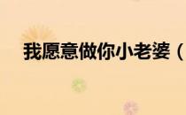 我愿意做你小老婆（小小老婆我只要你）