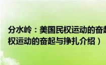 分水岭：美国民权运动的奋起与挣扎（关于分水岭：美国民权运动的奋起与挣扎介绍）