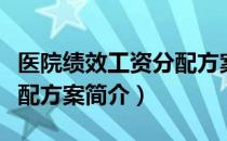 医院绩效工资分配方案（关于医院绩效工资分配方案简介）