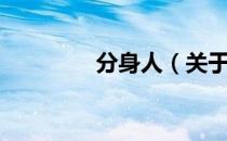 分身人（关于分身人介绍）