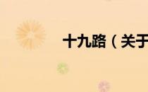 十九路（关于十九路简介）