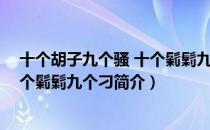 十个胡子九个骚 十个鬎鬁九个刁（关于十个胡子九个骚 十个鬎鬁九个刁简介）