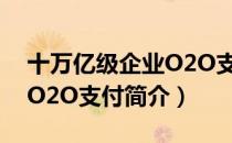 十万亿级企业O2O支付（关于十万亿级企业O2O支付简介）