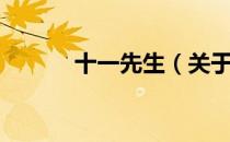 十一先生（关于十一先生简介）