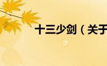 十三少剑（关于十三少剑简介）