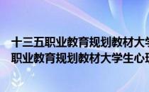 十三五职业教育规划教材大学生心理健康教育（关于十三五职业教育规划教材大学生心理健康教育简介）