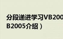 分段递进学习VB2005（关于分段递进学习VB2005介绍）
