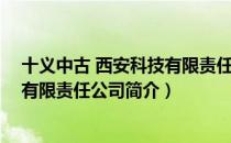 十义中古 西安科技有限责任公司（关于十义中古 西安科技有限责任公司简介）