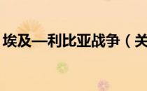 埃及—利比亚战争（关于埃及—利比亚战争）