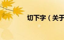 切下字（关于切下字介绍）
