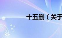 十五删（关于十五删简介）