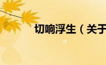 切响浮生（关于切响浮生介绍）