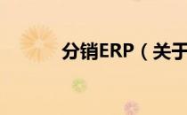 分销ERP（关于分销ERP介绍）
