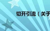 切开引流（关于切开引流介绍）