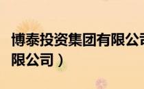 博泰投资集团有限公司（关于博泰投资集团有限公司）