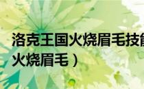 洛克王国火烧眉毛技能石怎么获得（洛克王国火烧眉毛）