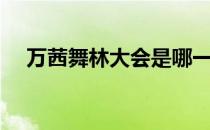 万茜舞林大会是哪一年（万茜舞林大会）