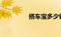 搭车宝多少钱（搭车宝）