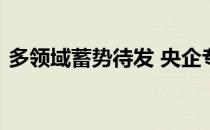 多领域蓄势待发 央企专业化整合又有新动作