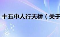 十五中人行天桥（关于十五中人行天桥简介）
