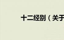十二经别（关于十二经别简介）