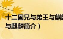 十二国兄与弟王与麒麟（关于十二国兄与弟王与麒麟简介）
