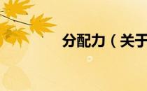 分配力（关于分配力介绍）