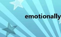 emotionally unavailable