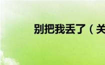 别把我丢了（关于别把我丢了）