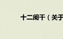 十二阑干（关于十二阑干简介）