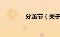 分龙节（关于分龙节介绍）