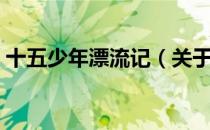 十五少年漂流记（关于十五少年漂流记简介）