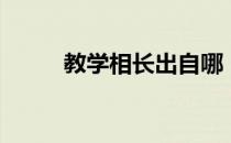 教学相长出自哪（教学相长出自）