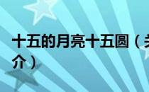 十五的月亮十五圆（关于十五的月亮十五圆简介）