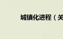 城镇化进程（关于城镇化进程）