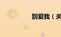 别爱我（关于别爱我）