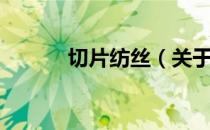 切片纺丝（关于切片纺丝介绍）
