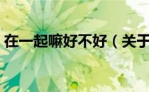 在一起嘛好不好（关于在一起嘛好不好简介）