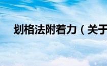 划格法附着力（关于划格法附着力介绍）